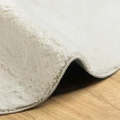 vidaXL Tapijt HUARTE Crèmekleurig 80 x 150 cm 100% Polyester