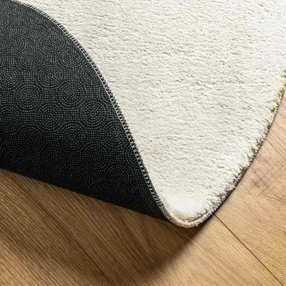vidaXL Tapijt HUARTE Crèmekleurig 80 x 150 cm Polyester