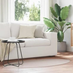 vidaXL Tapijt HUARTE Zand 80 x 150 cm 100% Polyester