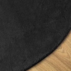 vidaXL Tapijt HUARTE Zwart 80 x 150 cm 100% Polyester