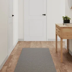 vidaXL Tapijtloper 60x180 cm grijs