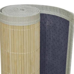 vidaXL Tapijt rechthoekig 80x200 cm bamboe naturel