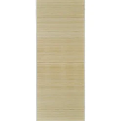 vidaXL Tapijt rechthoekig 80x200 cm bamboe naturel