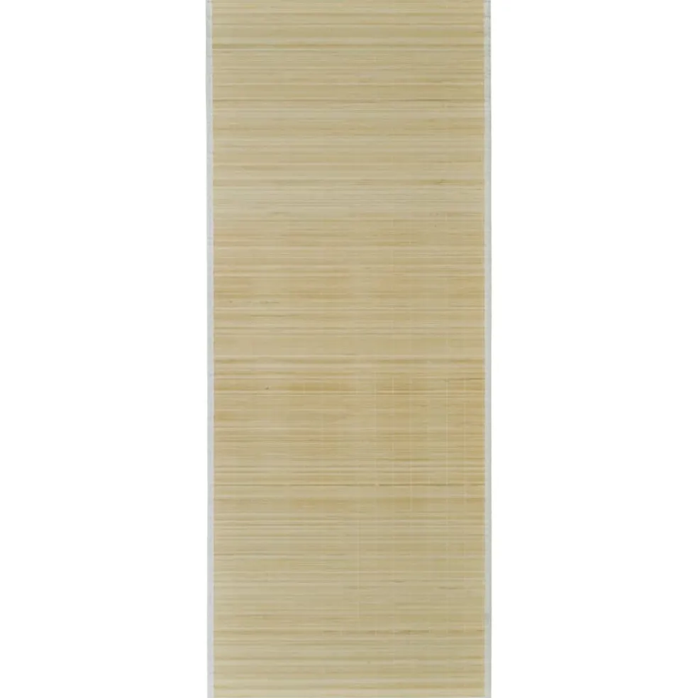 vidaXL Tapijt rechthoekig 80x200 cm bamboe naturel