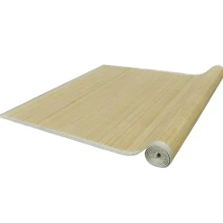 vidaXL Tapijt rechthoekig 80x200 cm bamboe naturel