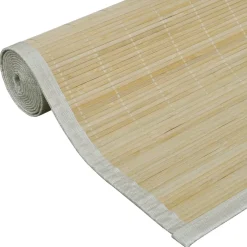 vidaXL Tapijt rechthoekig 80x200 cm bamboe naturel
