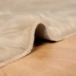 vidaXL Tapijt van imitatie TAFALLA Beige 60 x 110 cm Polyester