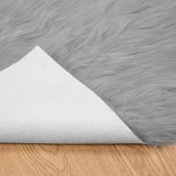 vidaXL Tapijt van imitatie TAFALLA Grijs 60 x 110 cm Polyester