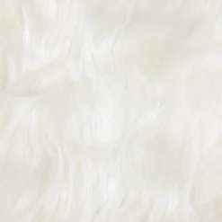 vidaXL Tapijt van imitatie TAFALLA Wit 60 x 110 cm Polyester