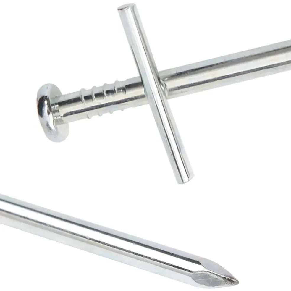 vidaXL Tentharingen 24 st Ø6 mm 23 cm gegalvaniseerd staal
