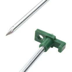 vidaXL Tentharingen 24 st 7 mm 25 cm gegalvaniseerd staal polypropeen