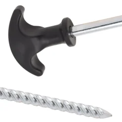vidaXL Tentharingen 24 st Ø7 mm 17 cm gegalvaniseerd staal