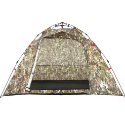 vidaXL Tent 4-persoons snelontgrendeling camouflage