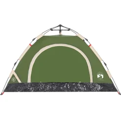 vidaXL Tent 2-persoons snelontgrendeling groen