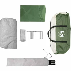 vidaXL Tent 4-persoons waterdicht groen