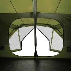 vidaXL Tent 10-persoons waterdicht snelontgrendeling groen