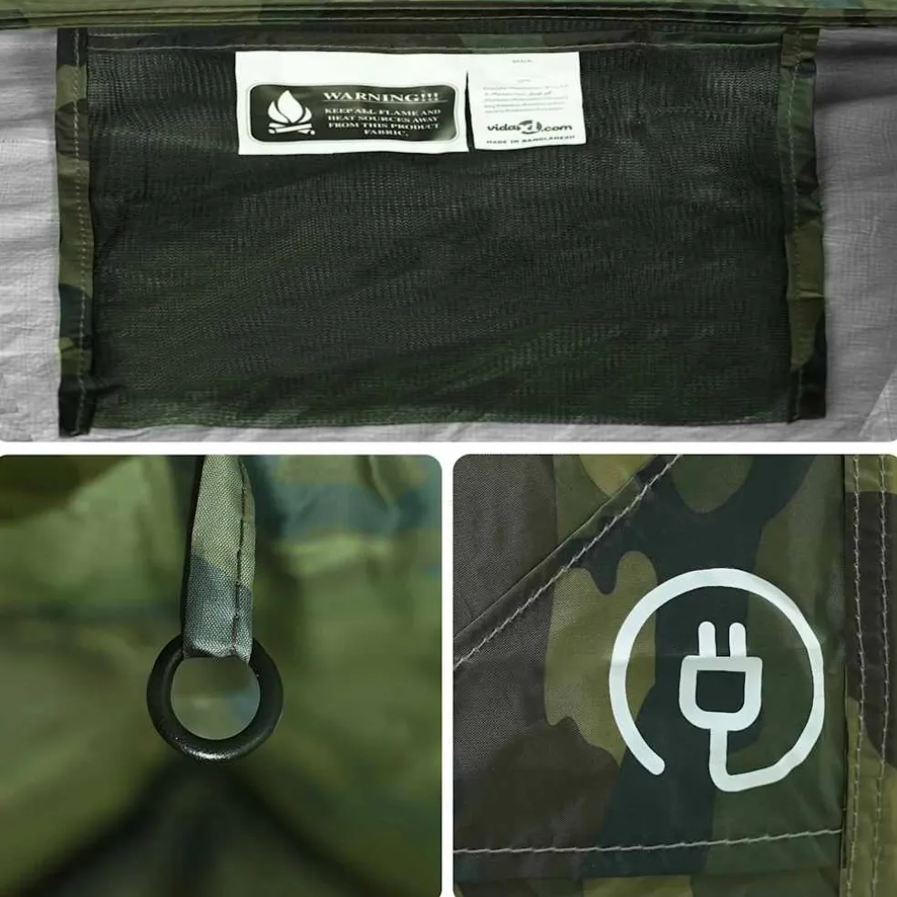 vidaXL Tent 2-persoons waterdicht camouflage