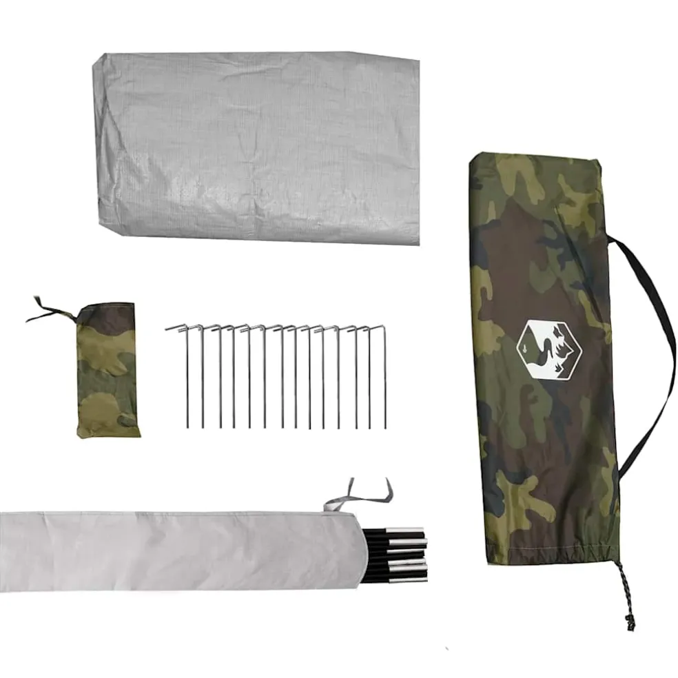 vidaXL Tent 2-persoons waterdicht camouflage