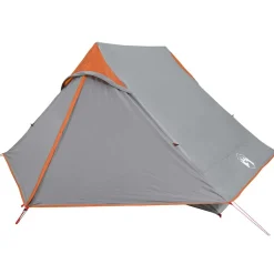 vidaXL Tent 2-persoons waterdicht grijs