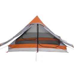 vidaXL Tent 2-persoons waterdicht grijs