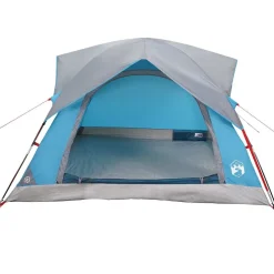 vidaXL Tent 4-persoons waterdicht blauw