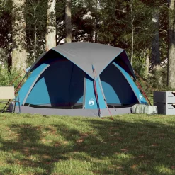 vidaXL Tent 4-persoons waterdicht blauw