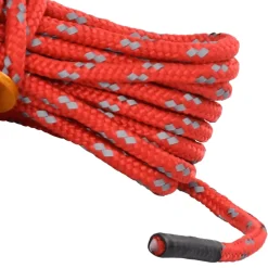 vidaXL Tentscheerlijnen met spanners 8 st reflecterend 4 m 4 mm