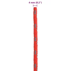 vidaXL Tentscheerlijnen met spanners 8 st reflecterend 4 m 4 mm
