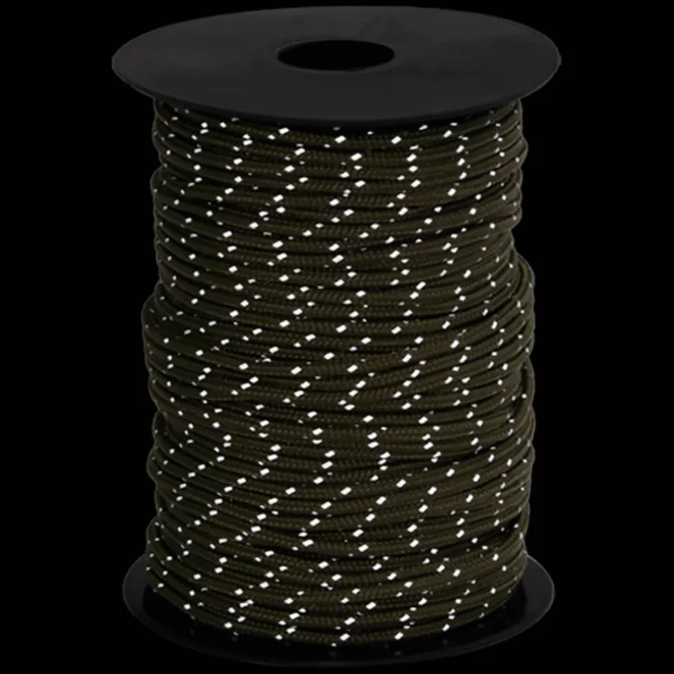 vidaXL Tentscheerlijn met reflecterende strips en spanners 50 m 3 mm