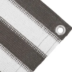 vidaXL Tenttapijt 200x200 cm antracietkleurig en wit