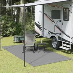 vidaXL Tenttapijt 4x2 m antracietkleurig