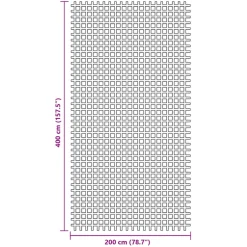 vidaXL Tenttapijt 4x2 m groen