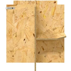 vidaXL Terrariumbasis Bruin 100 x 50 x 50 cm OSB