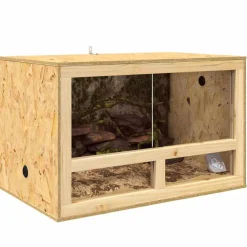 vidaXL Terrarium Bruin 80 x 50 x 50 cm OSB