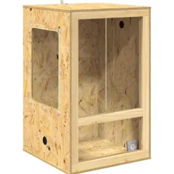 vidaXL Terrarium Bruin 50 x 50 x 130 cm OSB
