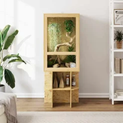 vidaXL Terrarium Bruin 50 x 50 x 130 cm OSB