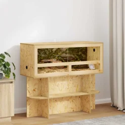 vidaXL Terrarium Bruin 100 x 40 x 90 cm OSB