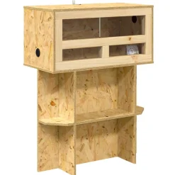vidaXL Terrarium Bruin 60 x 30 x 80 cm OSB