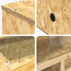vidaXL Terrarium Bruin 100 x 50 x 100 cm OSB