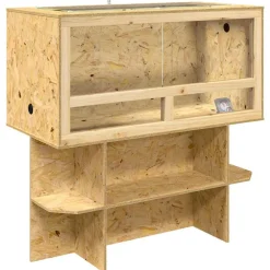 vidaXL Terrarium Bruin 40 x 40 x 90 cm OSB