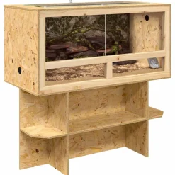 vidaXL Terrarium Bruin 40 x 40 x 90 cm OSB