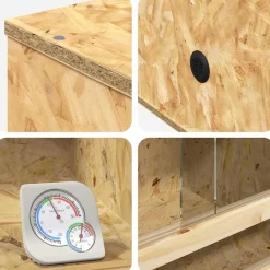 vidaXL Terrarium Bruin 100 x 50 x 100 cm OSB