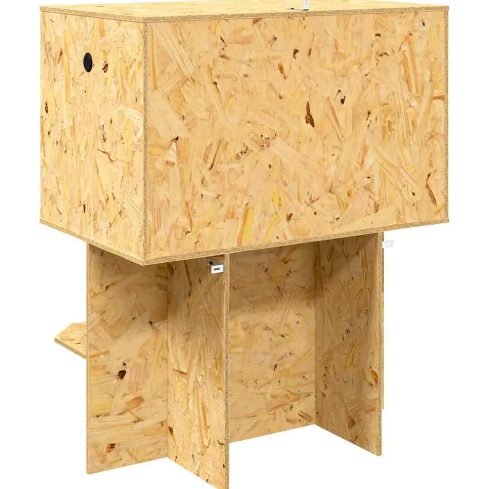 vidaXL Terrarium Bruin 80 x 50 x 100 cm OSB