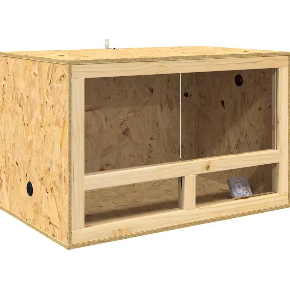 vidaXL Terrarium Bruin 80 x 50 x 100 cm OSB