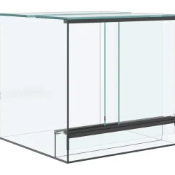 vidaXL Terrarium met opslag Transparant 30 x 30 x 30 cm Glas