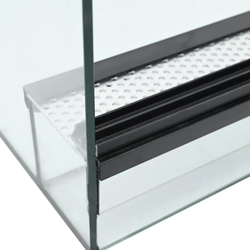 vidaXL Terrarium met opslag Transparant 30 x 30 x 30 cm Glas