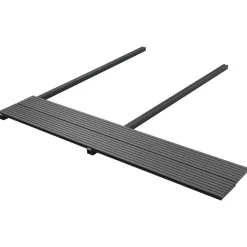 vidaXL Terrasplank 30 st Grijs WPC