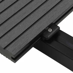 vidaXL Terras plank 16 st Grijs WPC