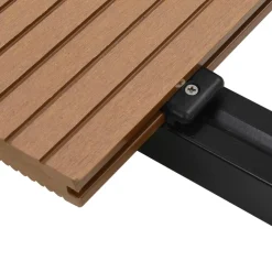 vidaXL Terras plank 16 st Teakhout WPC