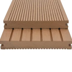 vidaXL Terras plank 16 st Teakhout WPC